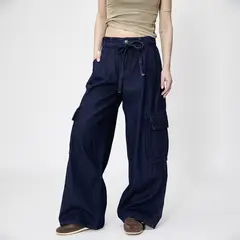 AMERICANINO - Jeans Baggy Tiro Medio Mujer