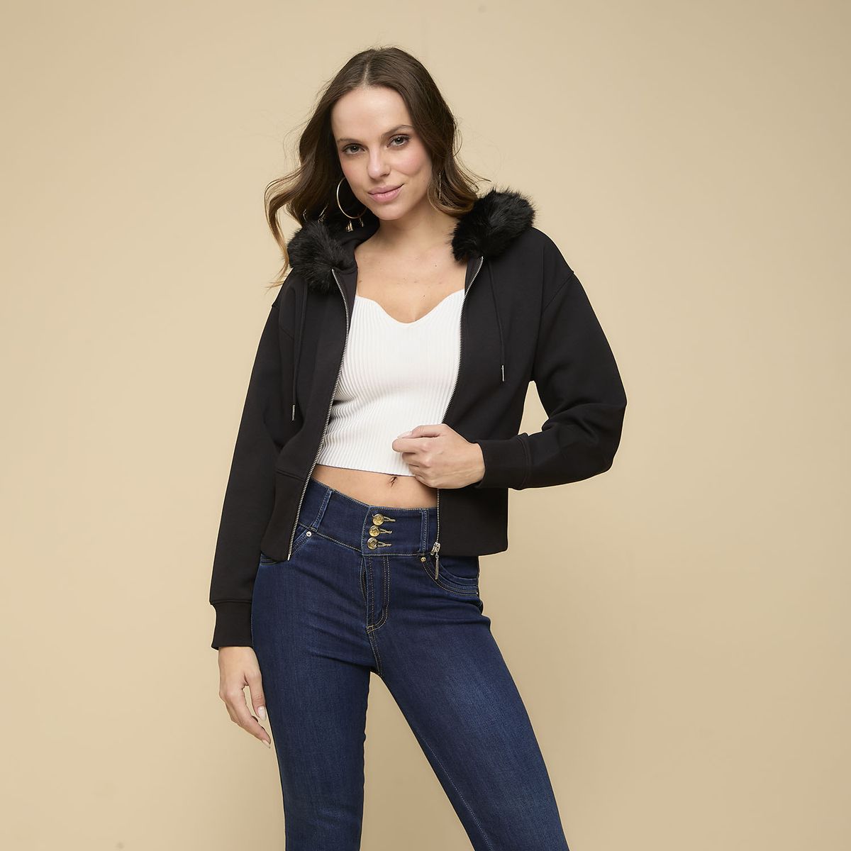 MOSSIMO - Polerón Mujer Mossimo