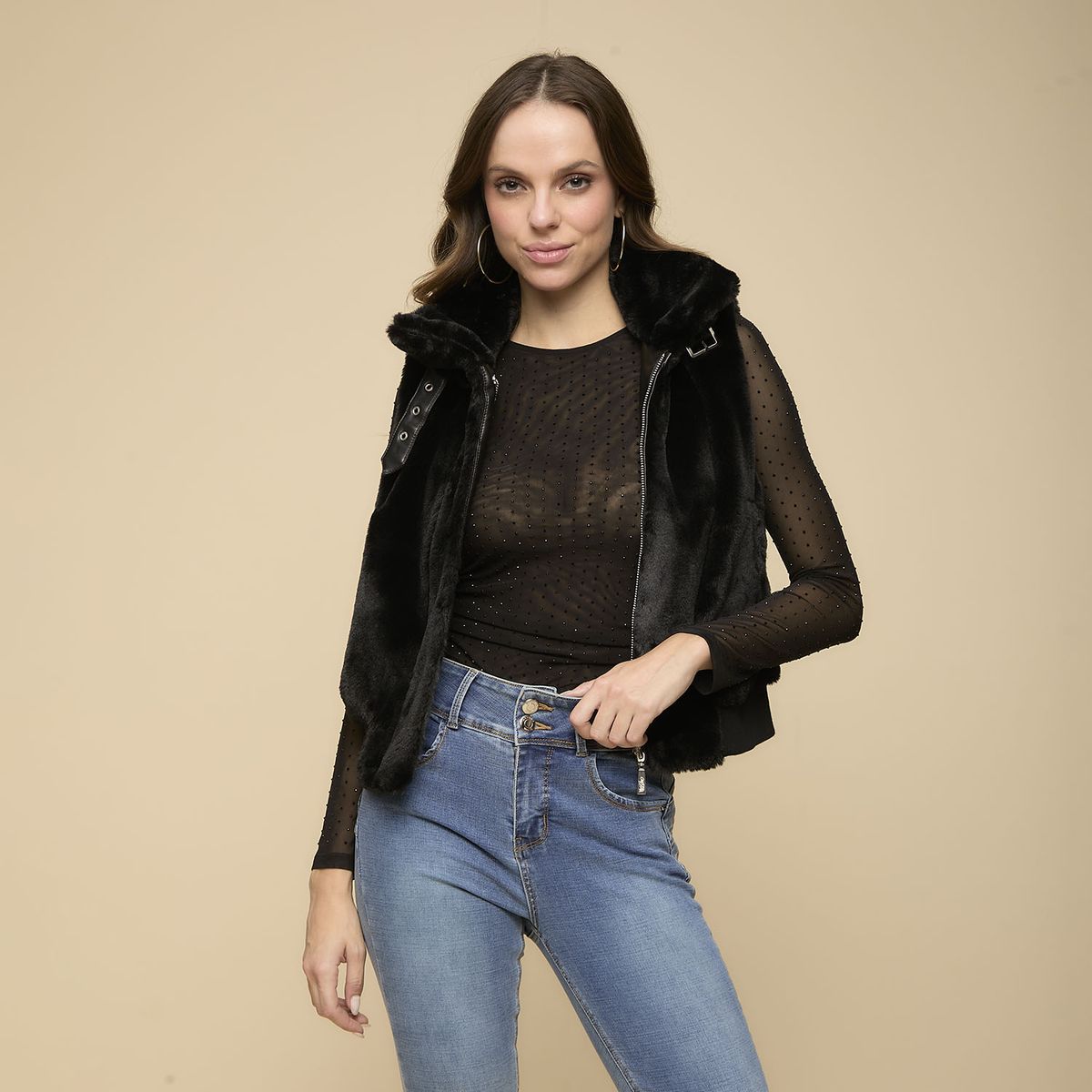 MOSSIMO - Chaqueta Sin Mangas Mujer Mossimo