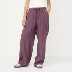 SYBILLA - Pantalón Tiro Medio Mujer
