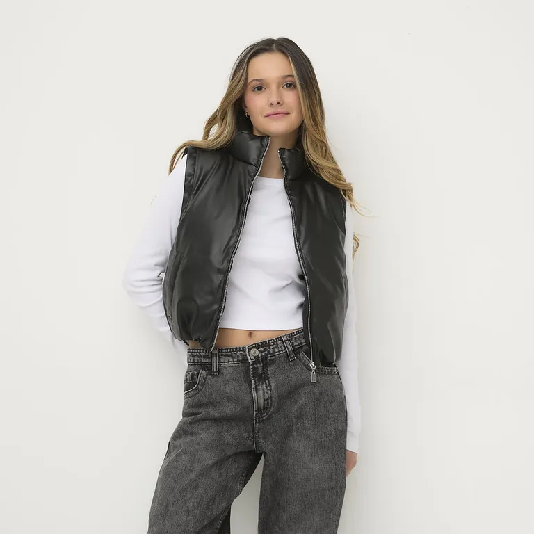 Parka Sin Manga Mujer