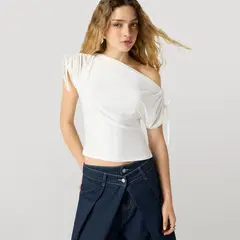 SYBILLA - Polera Off Shoulder Mujer