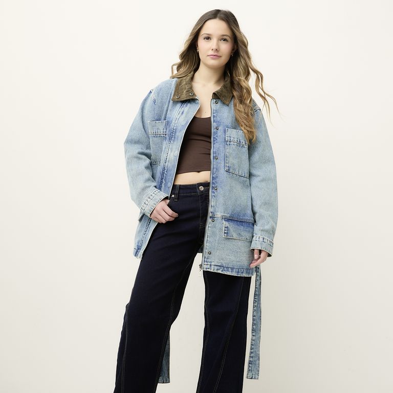 Chaqueta Bolsillos Mujer
