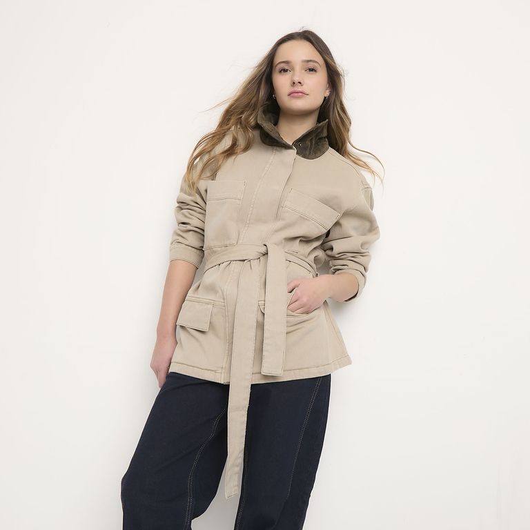 Chaqueta Bolsillos Mujer