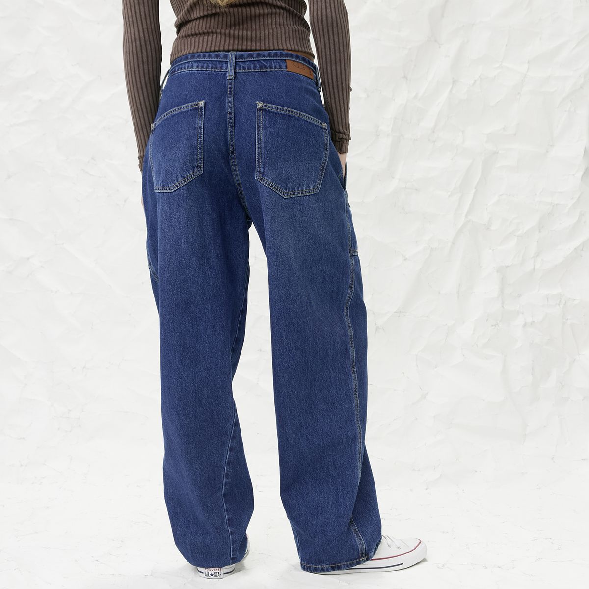 AMERICANINO - Jeans Baggy Tiro Bajo Mujer Americanino