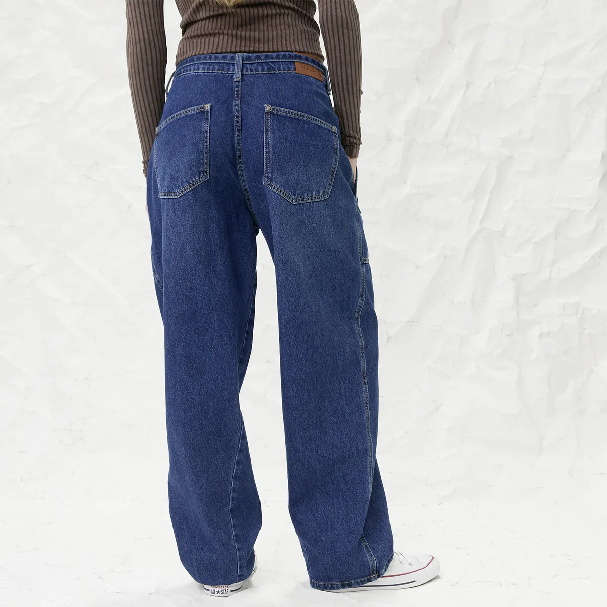 AMERICANINO - Jeans Baggy Tiro Bajo Mujer Americanino