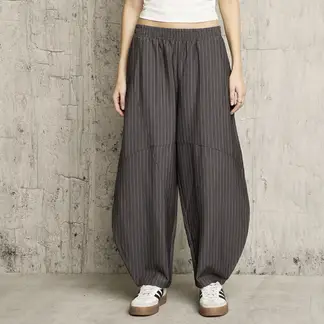 AMERICANINO - Pantalón Baggy Tiro Medio Mujer