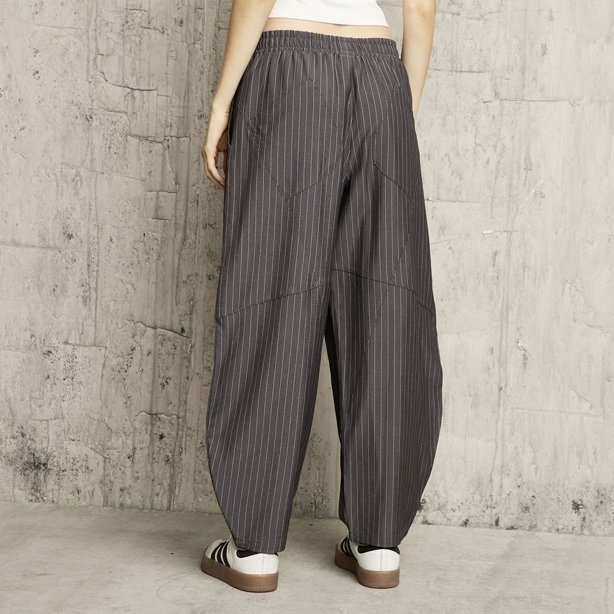 AMERICANINO - Pantalón Baggy Tiro Medio Mujer Americanino