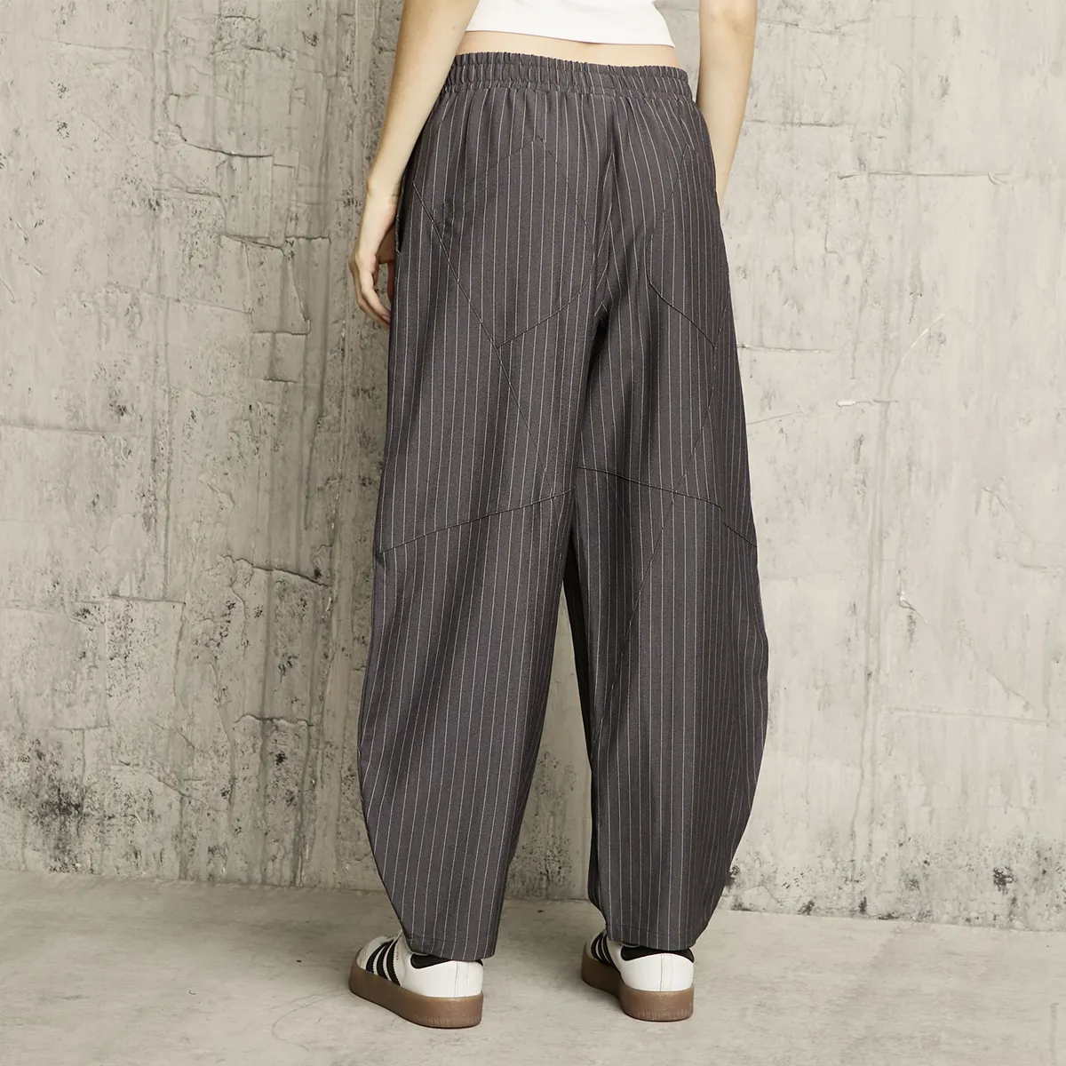 AMERICANINO - Pantalón Baggy Tiro Medio Mujer Americanino