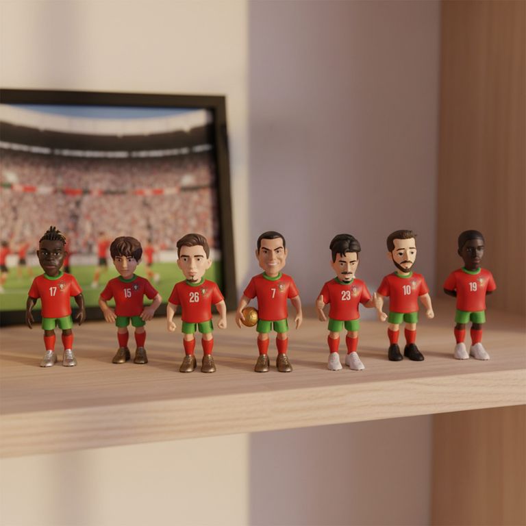 Figura Mundial 12Cm Portugal (1 Personaje Sorpresa)