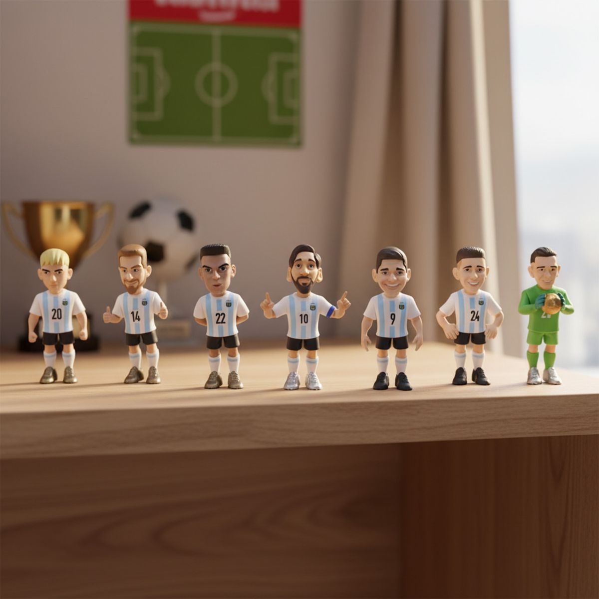 MINIX - Figura Mundial 12Cm Argentina (1 Personaje Sorpresa) Minix