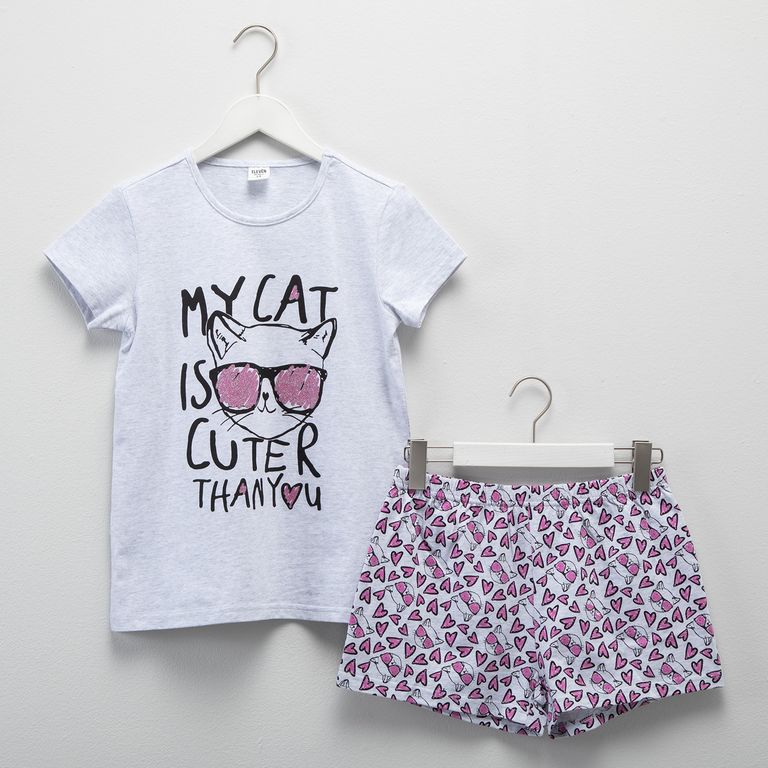 Pijama Niña 2 Piezas Algodón