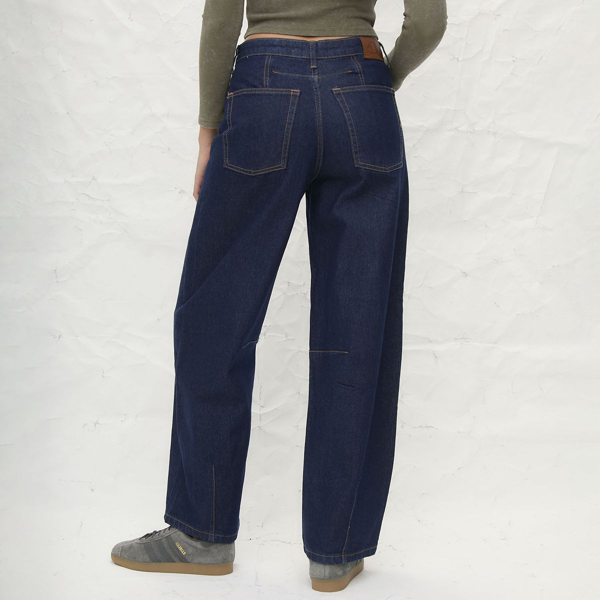 AMERICANINO - Jeans Baggy Tiro Medio Mujer Americanino