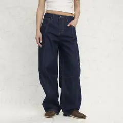 AMERICANINO - Jeans Baggy Tiro Medio Mujer