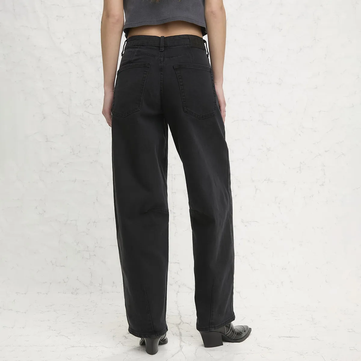 AMERICANINO - Jeans Baggy Tiro Medio Mujer Americanino