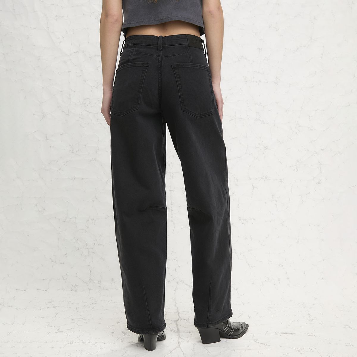 AMERICANINO - Jeans Baggy Tiro Medio Mujer Americanino