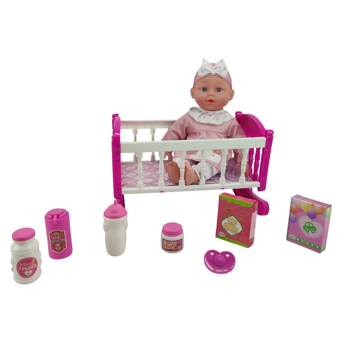 UNEEDA - Muñea Con Set De Cuna  Uneeda