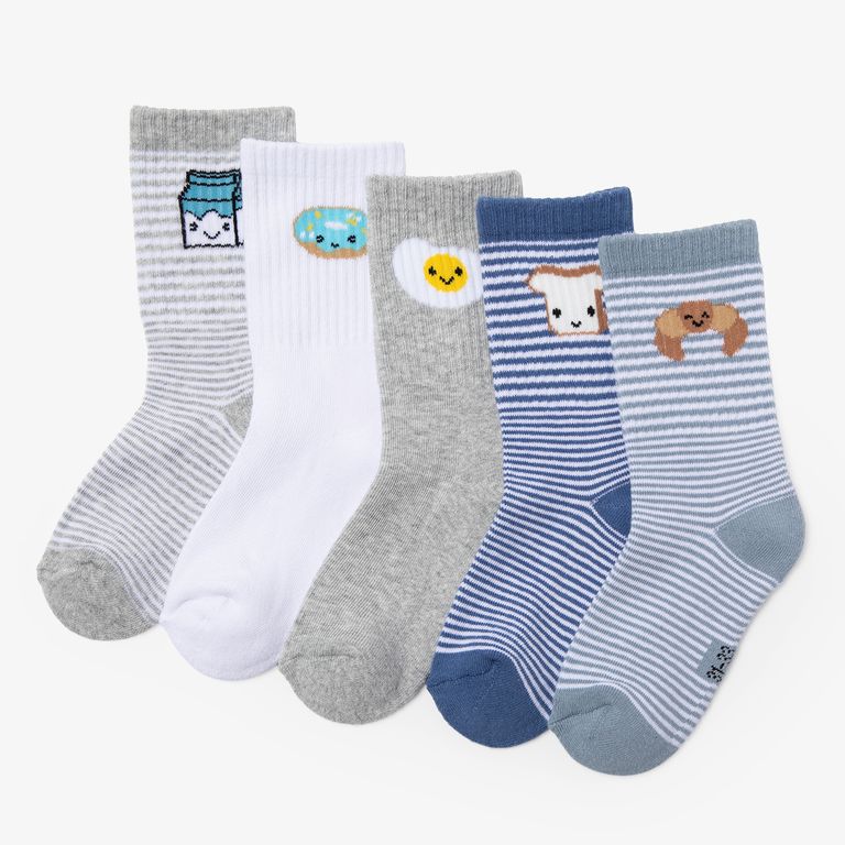 5 Pares Calcetines Casuales Niño