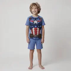 AVENGERS - Pijama Disfraz Niño Capitán America