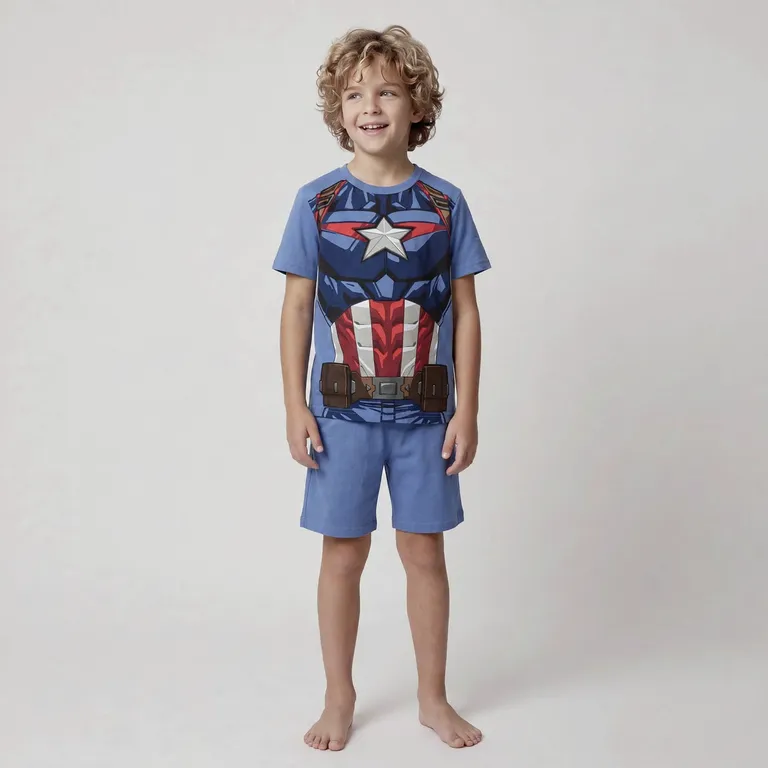Pijama Disfraz Niño Capitán America