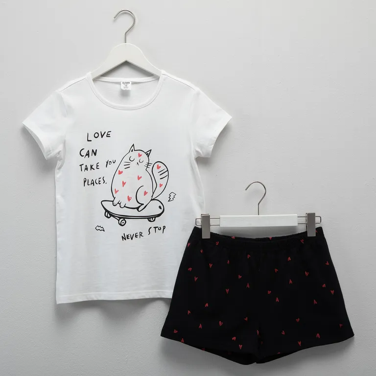 Pijama Niña 2 Piezas Algodón