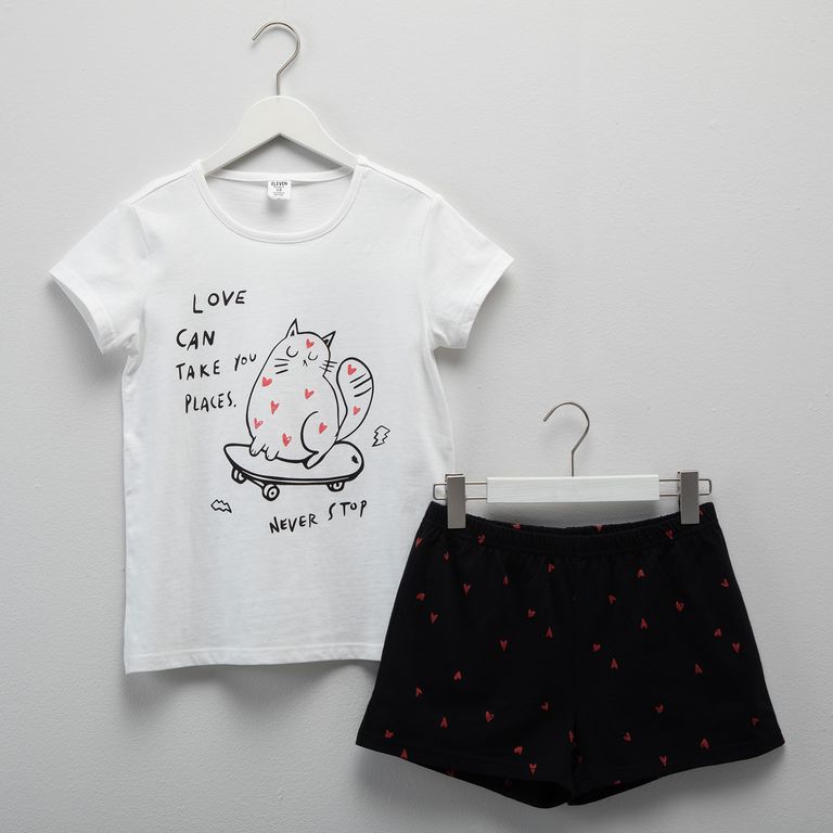 Pijama Niña 2 Piezas Algodón