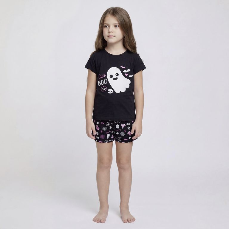 Pijama Niña Halloween brilla en la oscuridad