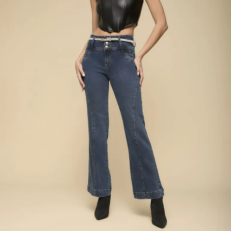 Jeans Flare Mujer