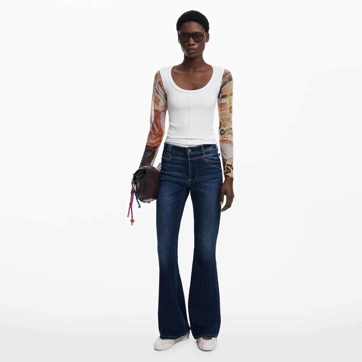 DESIGUAL - Polera Algodón Mujer Desigual