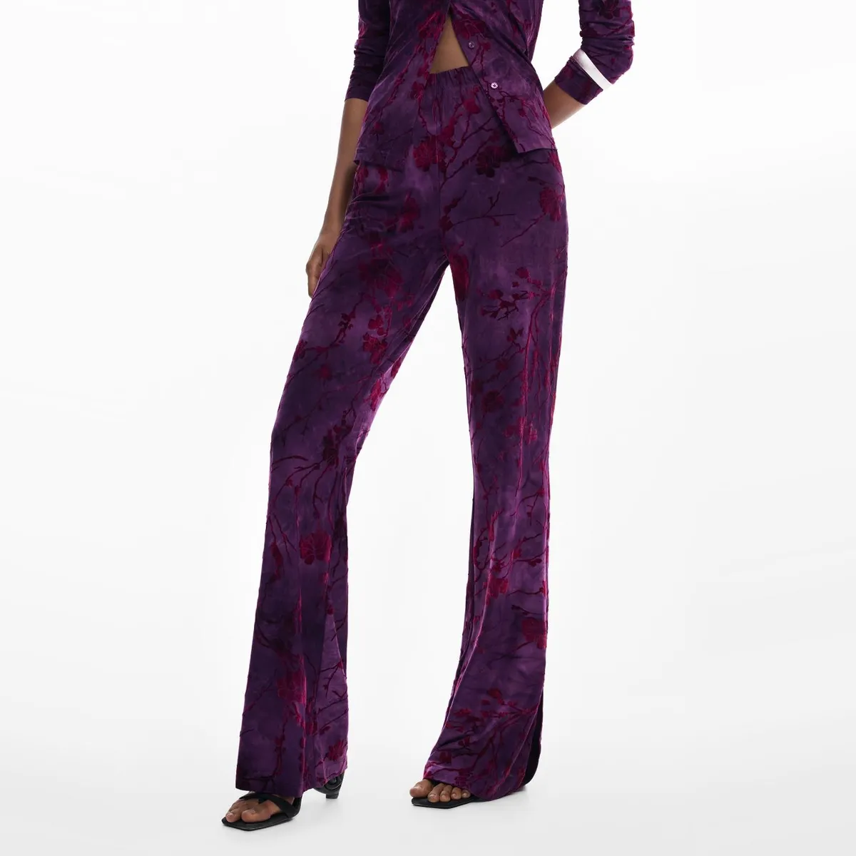 DESIGUAL - Jeans Regular Tiro Medio Mujer Desigual