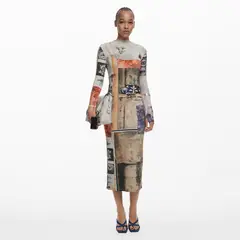 DESIGUAL - Vestido Maxi Mujer