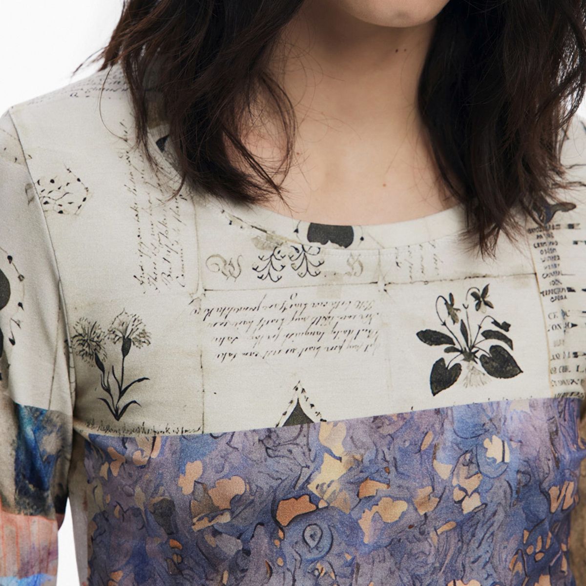 DESIGUAL - Polera Algodón Mujer Desigual