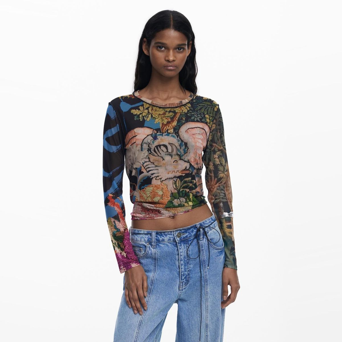 DESIGUAL - Polera Mujer Desigual