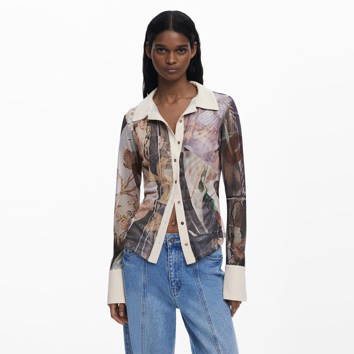 DESIGUAL - Blusa Mujer Desigual