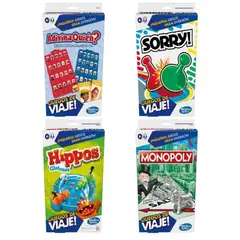 HASBRO GAMES - Juego Grab and Go de Hasbro Formato viaje (producto surtido al azar)