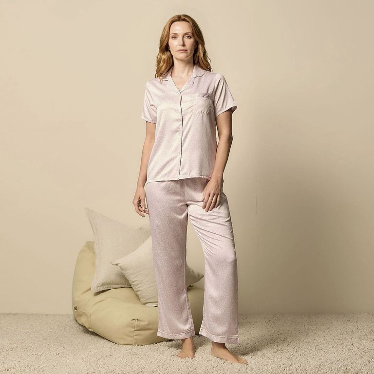 Pijama Satin Mujer
