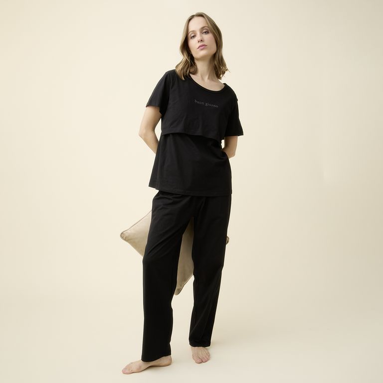 Pijama Maternal Algodón Mujer