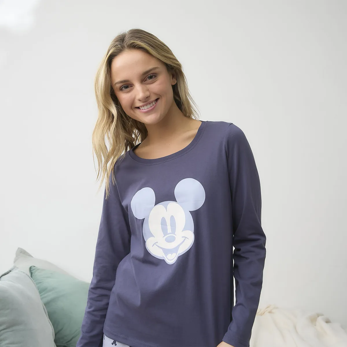 DISNEY - Pijama Algodón Mujer Disney