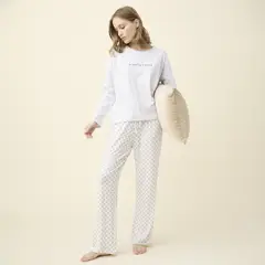 BLU - Pijama Algodón Mujer