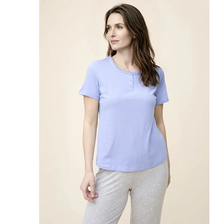 Polera De Pijama Algodón Mujer