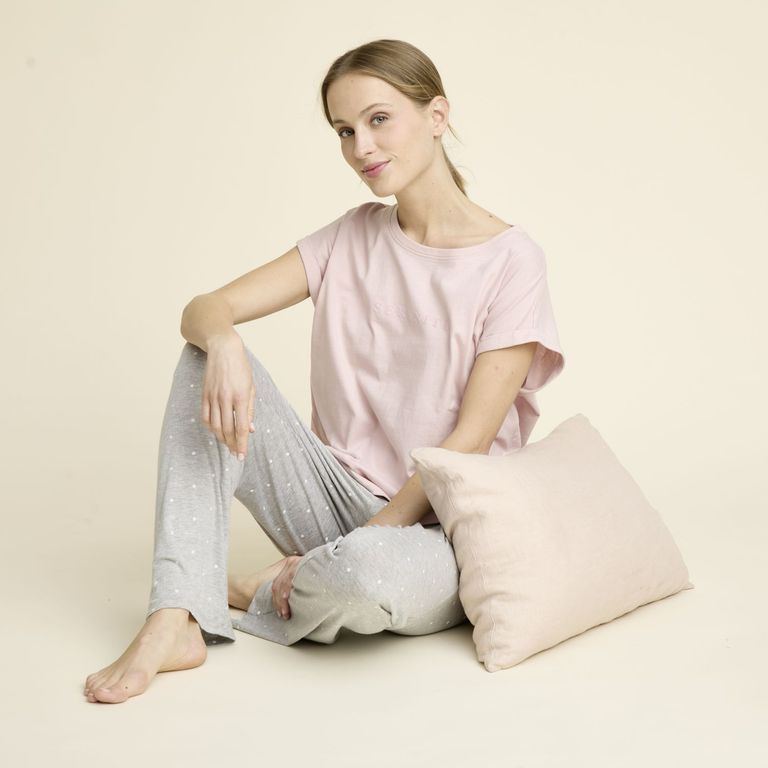 Polera De Pijama Algodón Mujer