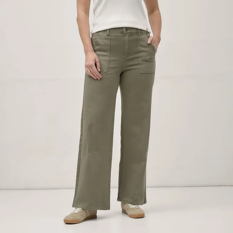 NEWPORT Pantalón Tiro Alto Mujer