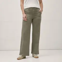 NEWPORT - Pantalón Tiro Alto Mujer