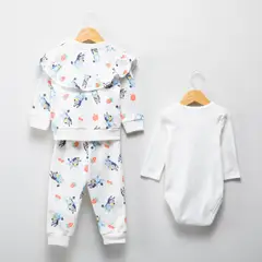 BLUEY - Conjunto Bebe Niña Polerón Más Body Más Buzo