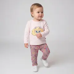 PAW PATROL - Conjunto Bebe Niña Polerón Más Calza