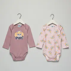 PAW PATROL - Pack 2 Bodys Bebé Niña