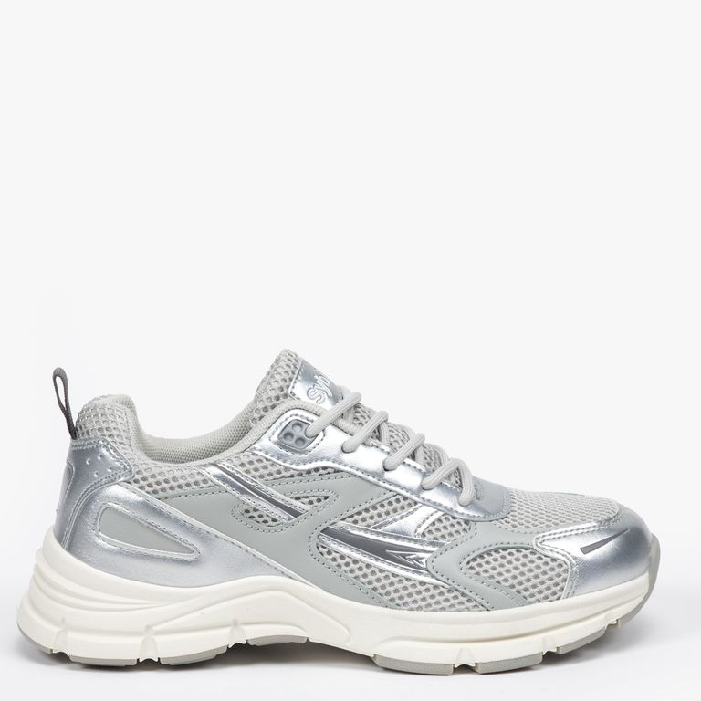 Zapatilla Urbana Mujer Plateado