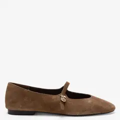 BASEMENT - Ballerina Mujer Cuero Beige