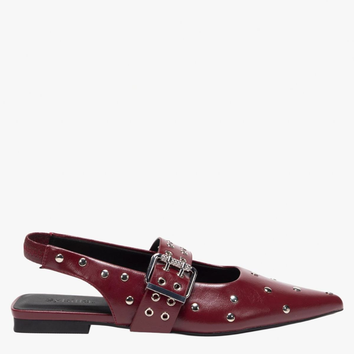 SYBILLA - Zapato Casual Mujer Burdeo Sybilla