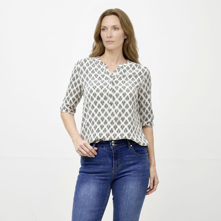 Blusa Manga Larga Mujer